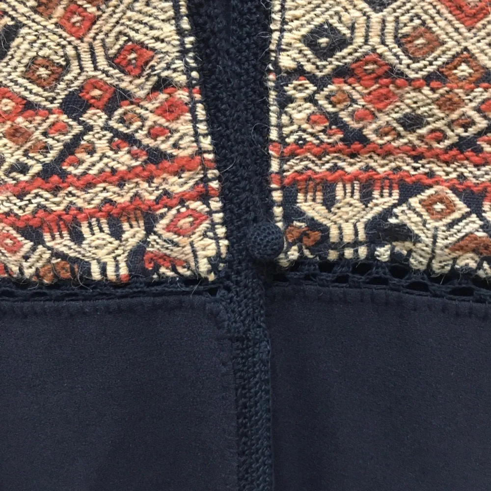 Long Line Vest + Scarf Medium Brown Black